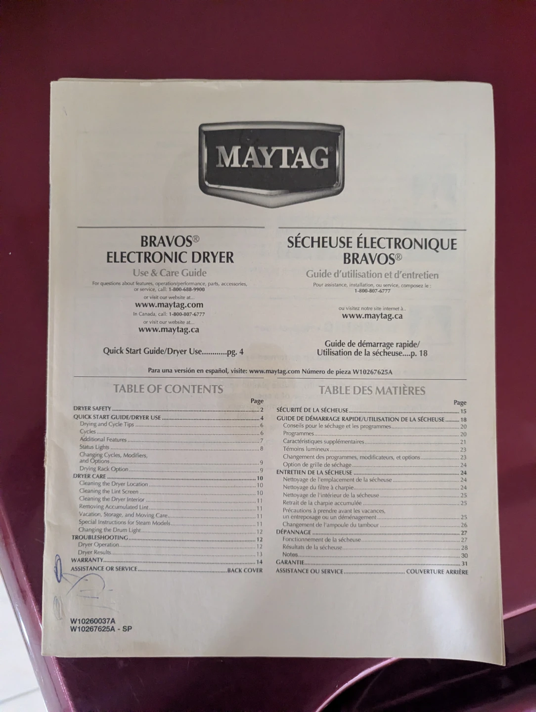 Maytag Bravos Electronic Dryer - Red - photo 4