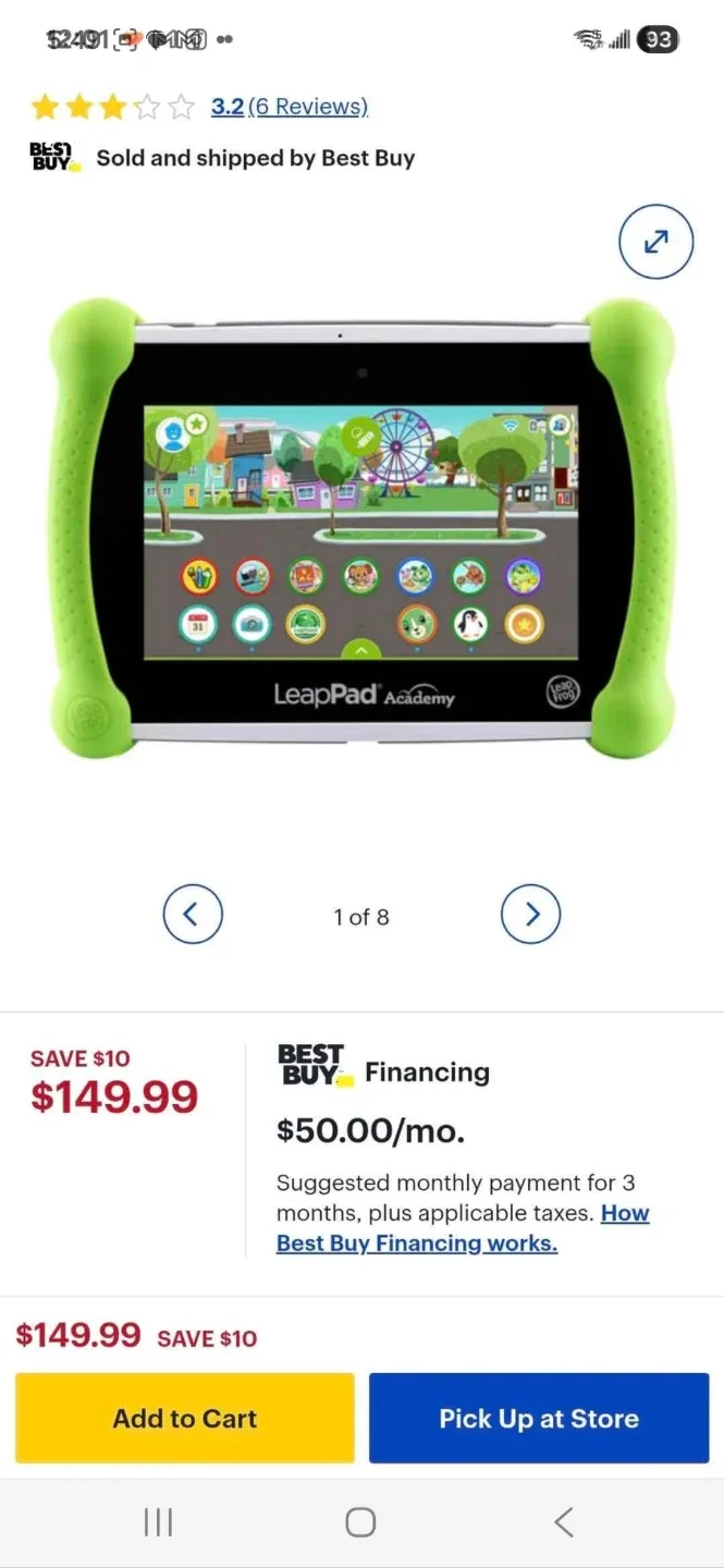 LeapFrog LeapPad Academy Kids Tablet