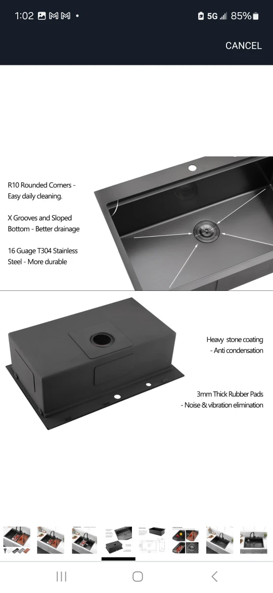 Workstation Sink with Accessories - New in Box! - photo 3