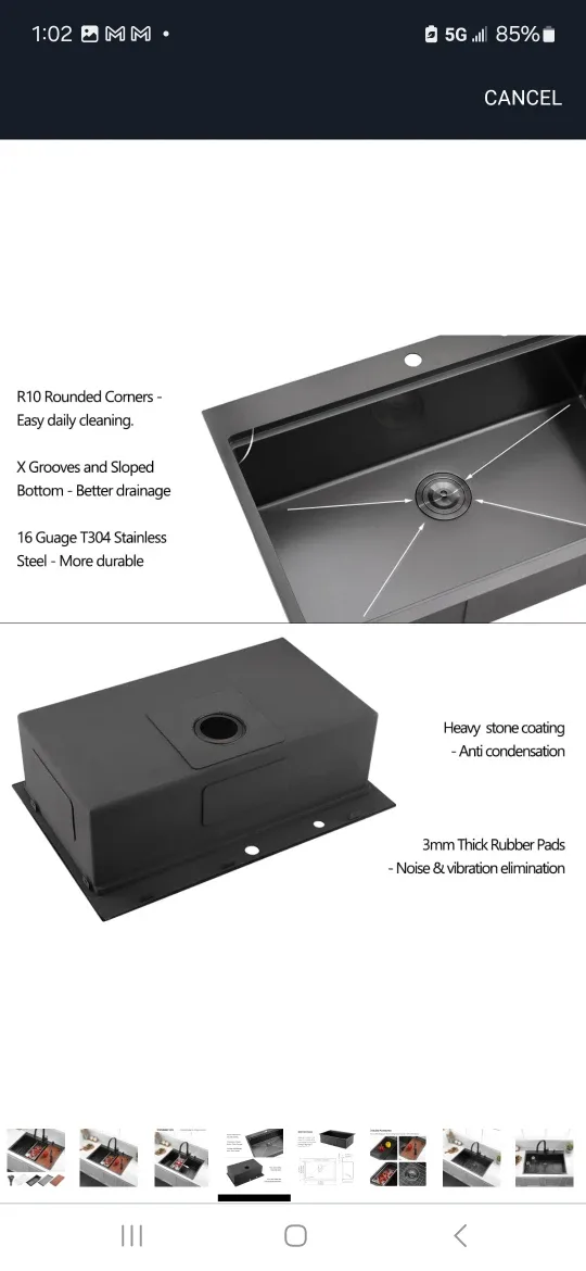 Workstation Sink with Accessories - New in Box! image indicator(3)