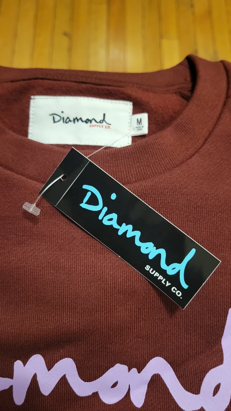 New Diamond Supply Co. Crewneck - Size M image indicator(3)