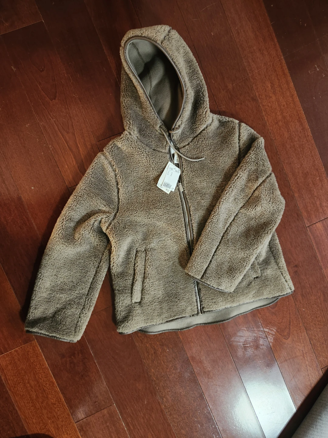 Uniqlo Fleece Zip-Up Hoodie