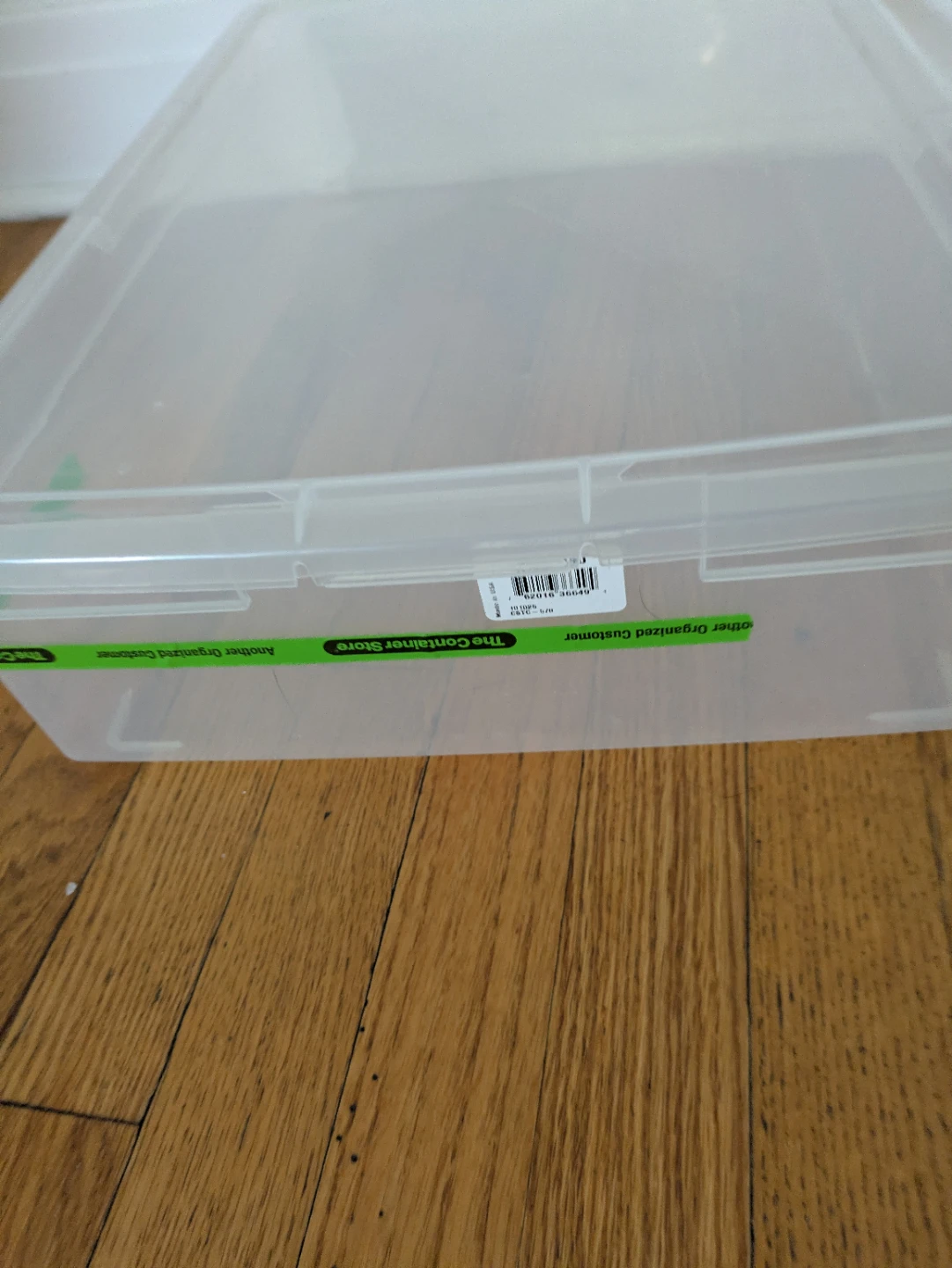 The Container Store Clear Storage Box