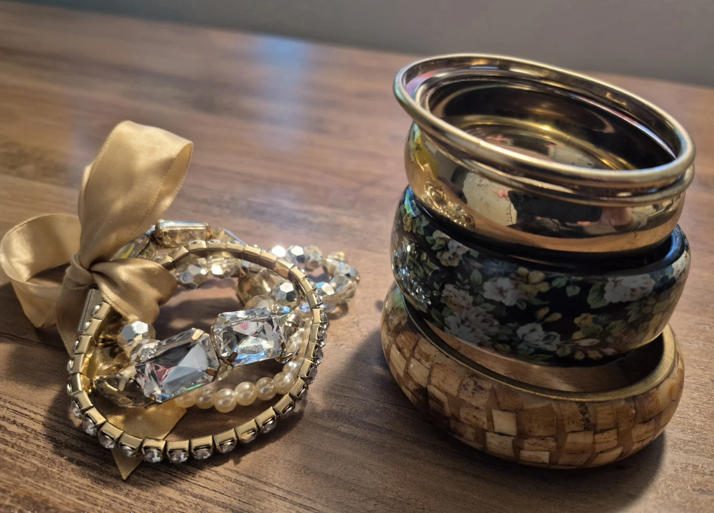 Assorted Bracelets - Gold, Floral, Beaded