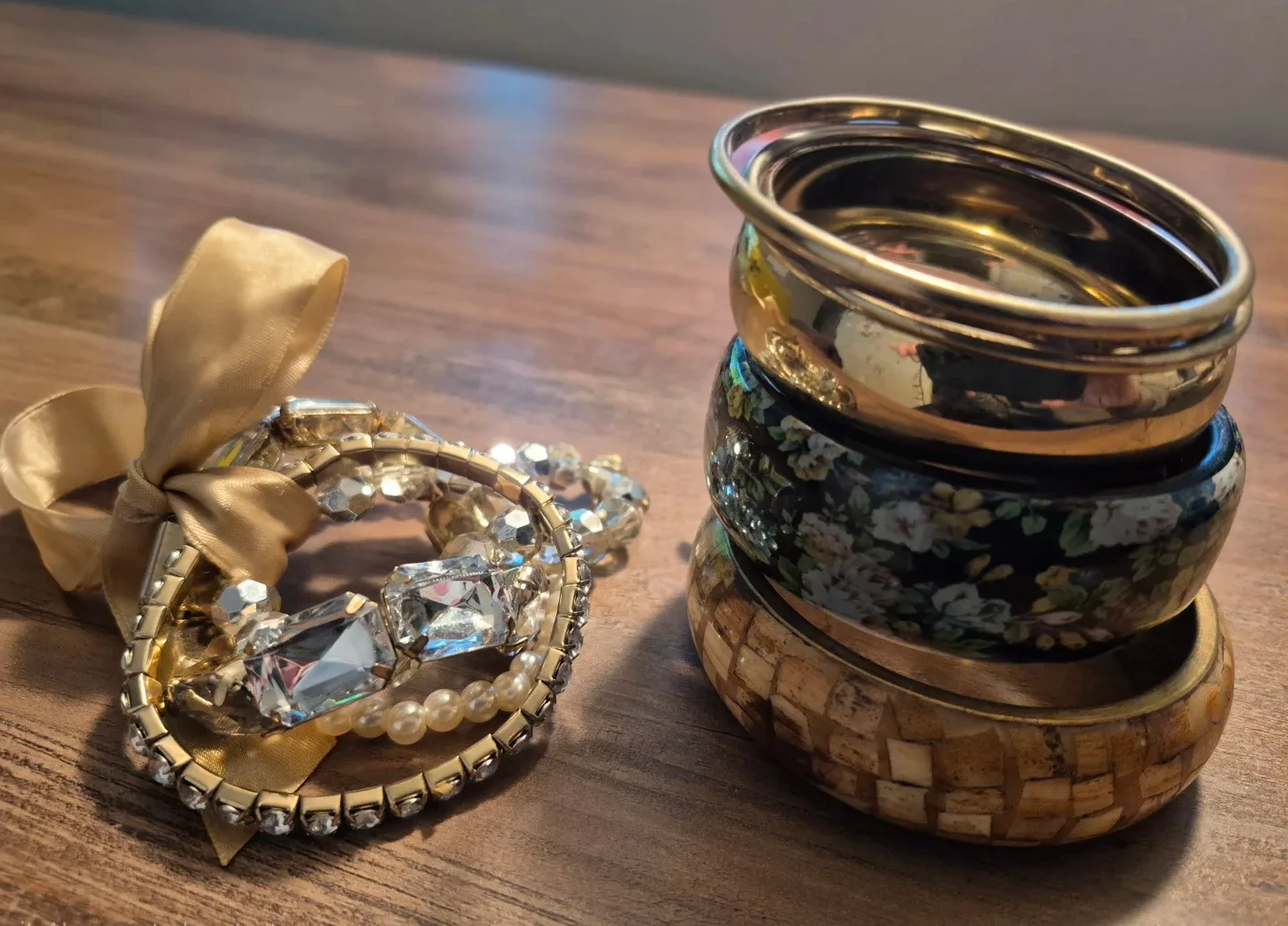 Assorted Bracelets - Gold, Floral, Beaded