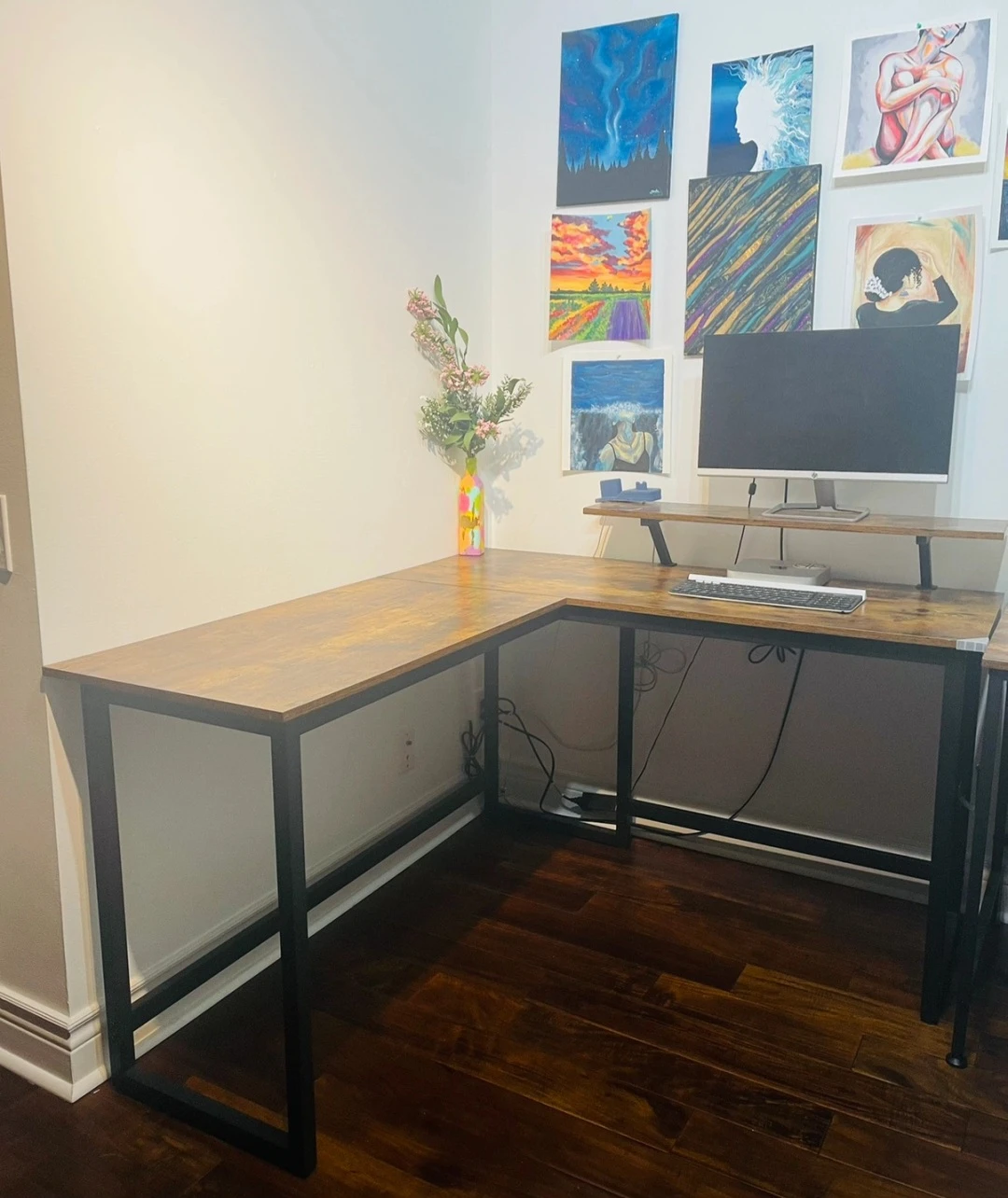 L-Shaped Computer Desk, Home Office