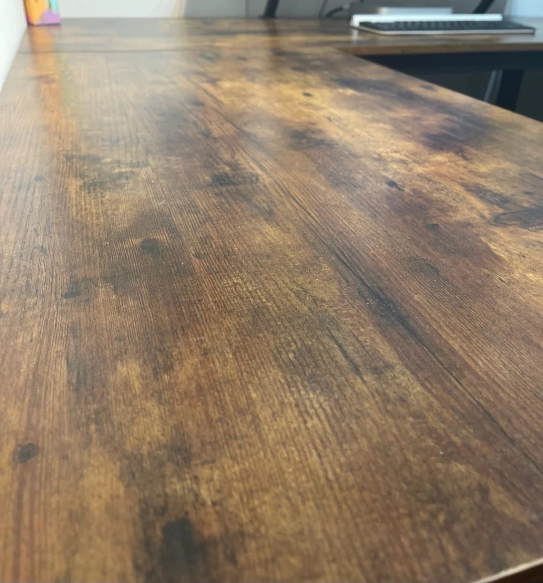 L-Shaped Computer Desk, Home Office - photo 3