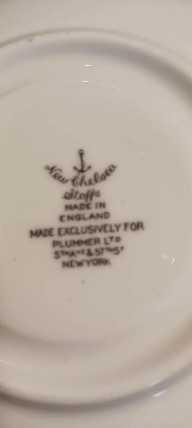 New Chelsea Staffs Fine English Porcelain Teacup w/ Saucer - photo 4