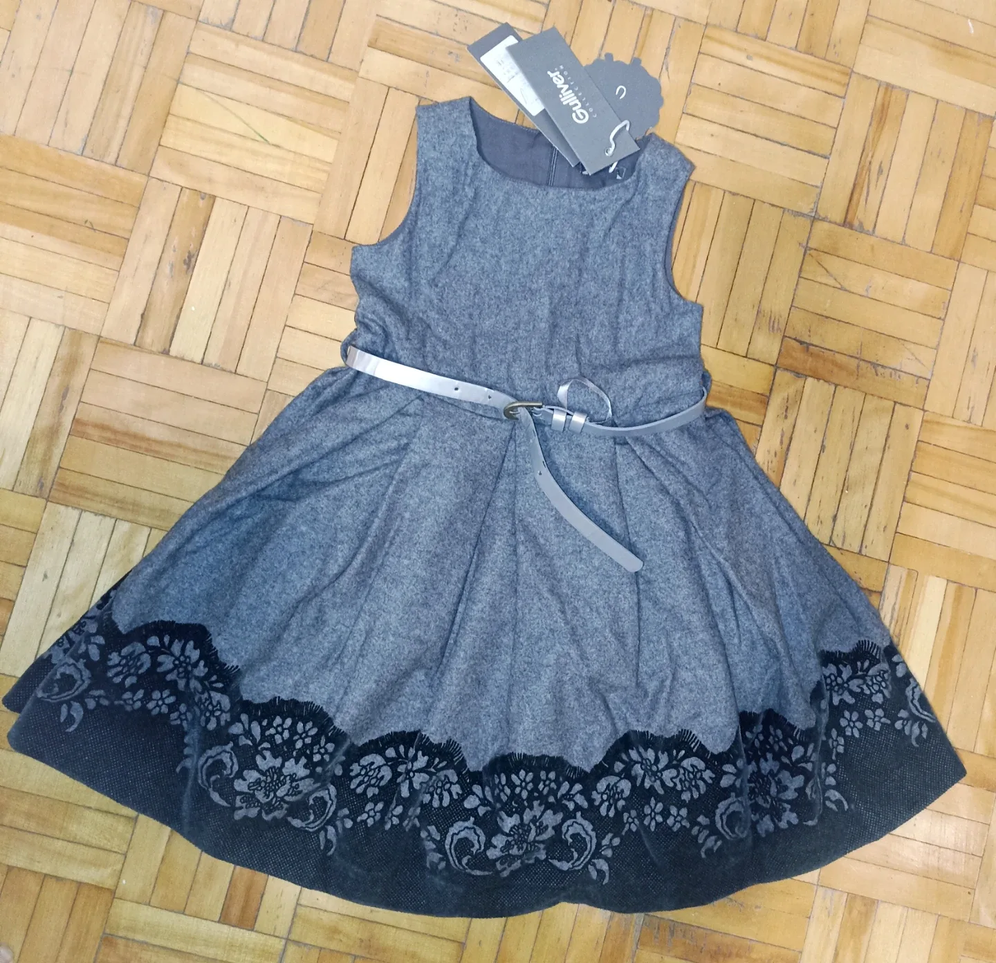 ❤‍🔥New❤‍🔥Gulliver Wool Blend Dress - Grey, Size U