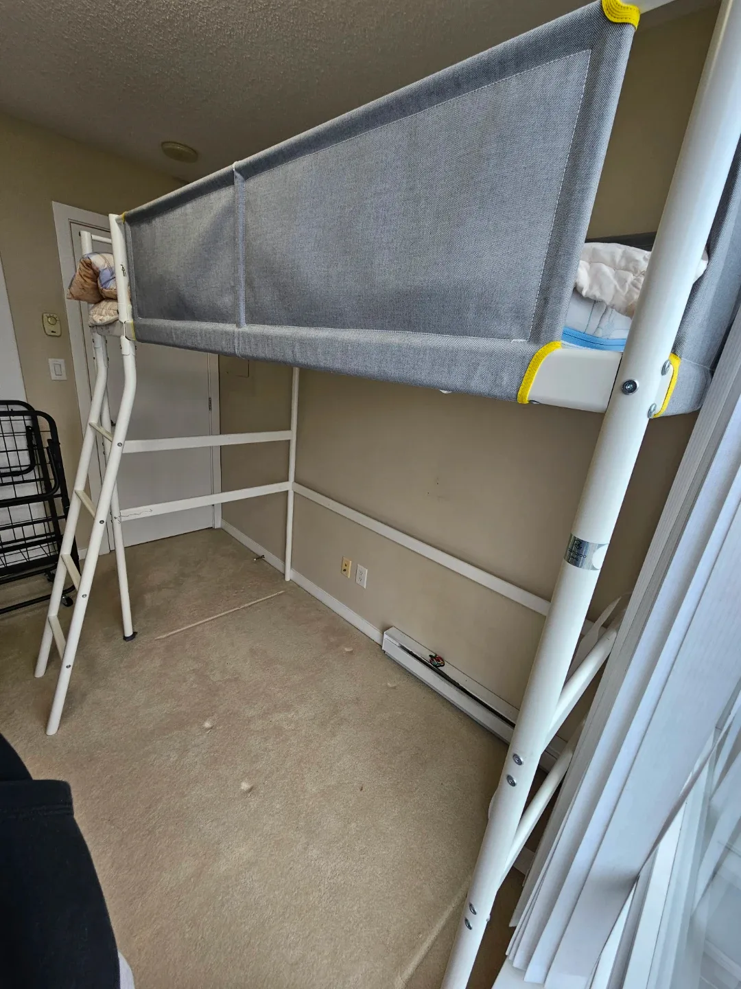 IKEA Småstad Loft Bed Frame - White/Grey image indicator(4)