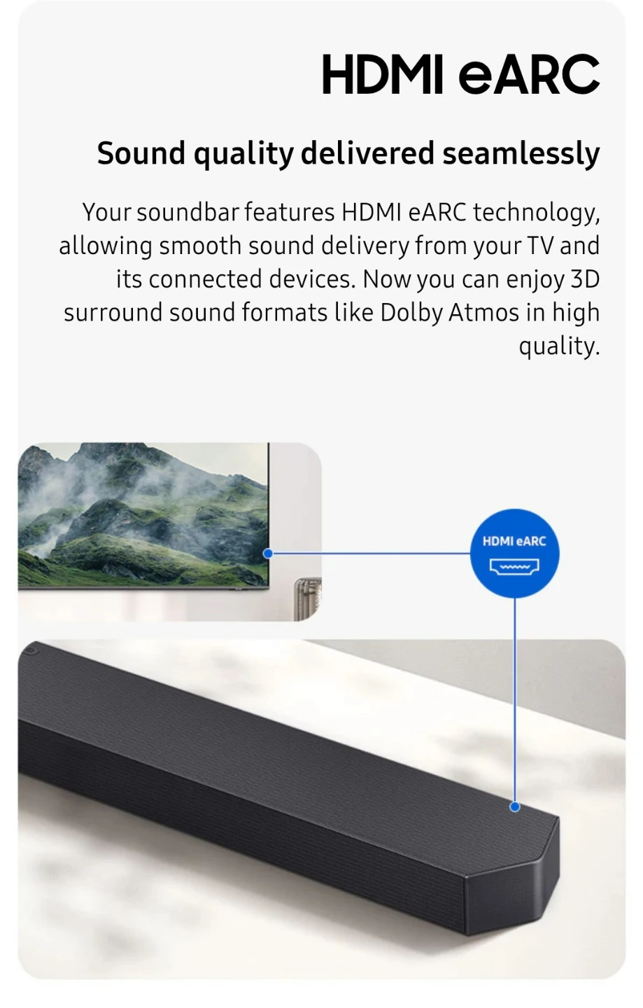 Samsung HW-Q60C Soundbar w/ Subwoofer - photo 2
