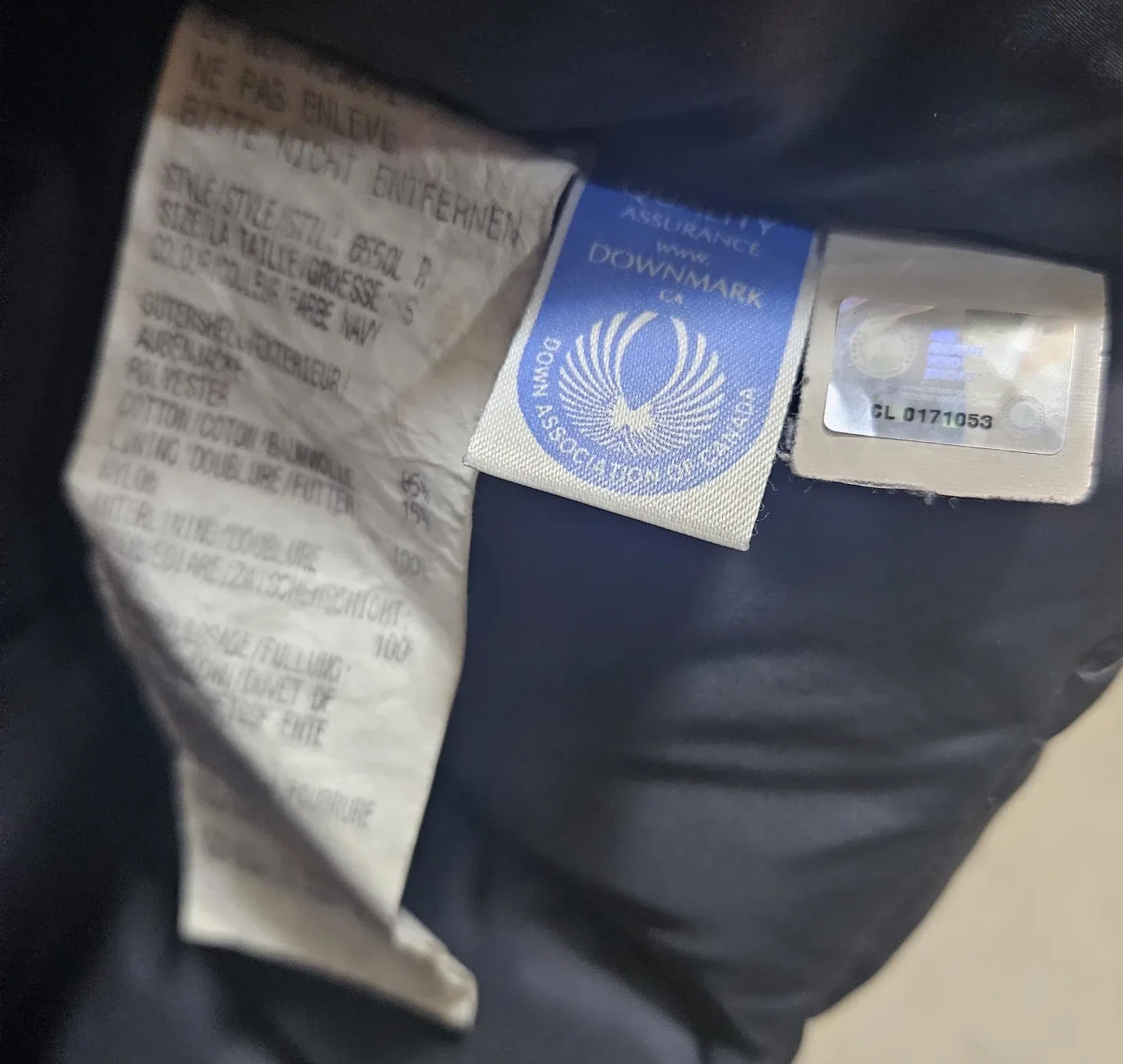 Canada Goose Parka - Size S - Navy Blue image indicator(2)