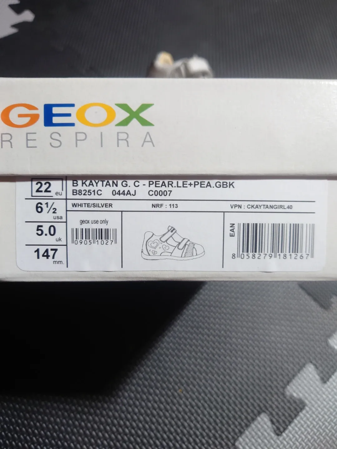 Geox Kaytan Sandals - Size 6.5 (Toddler) image indicator(2)