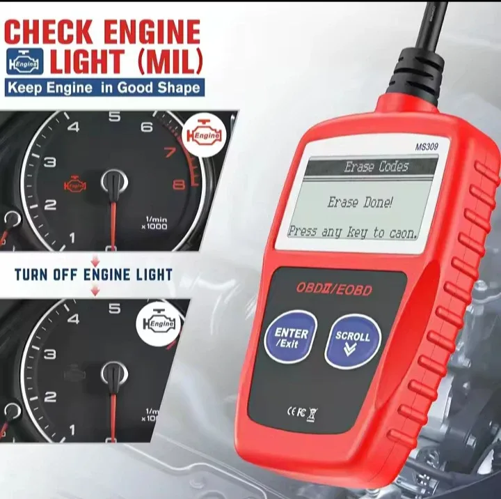Maxiscan MS309 Car Engine Diagnostic Tool image indicator(2)