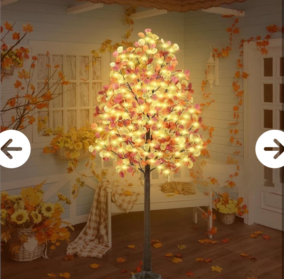 Remon 6FT Lighted Fall Tree - photo 2