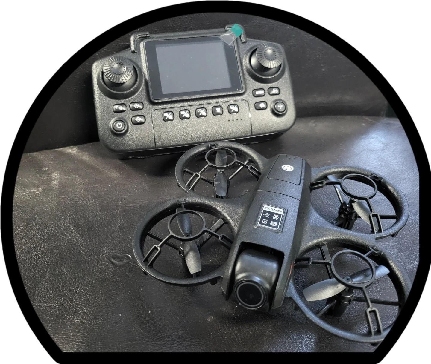 Black Mini Drone with Remote Control - photo 3