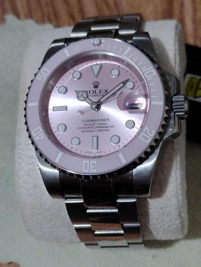 Rolex Submariner Pink Dial Custom - photo 2