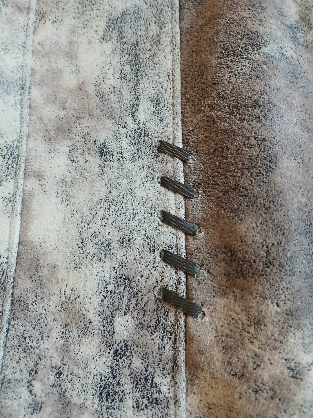 Leather unique winter coat #Cleanout image indicator(5)