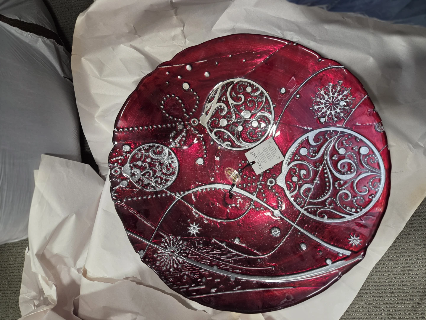 New AKCAMI Red Decorative Plate - photo 4