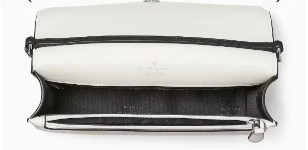Kate Spade Convertible Crossbody - Grey/White/Black image indicator(3)