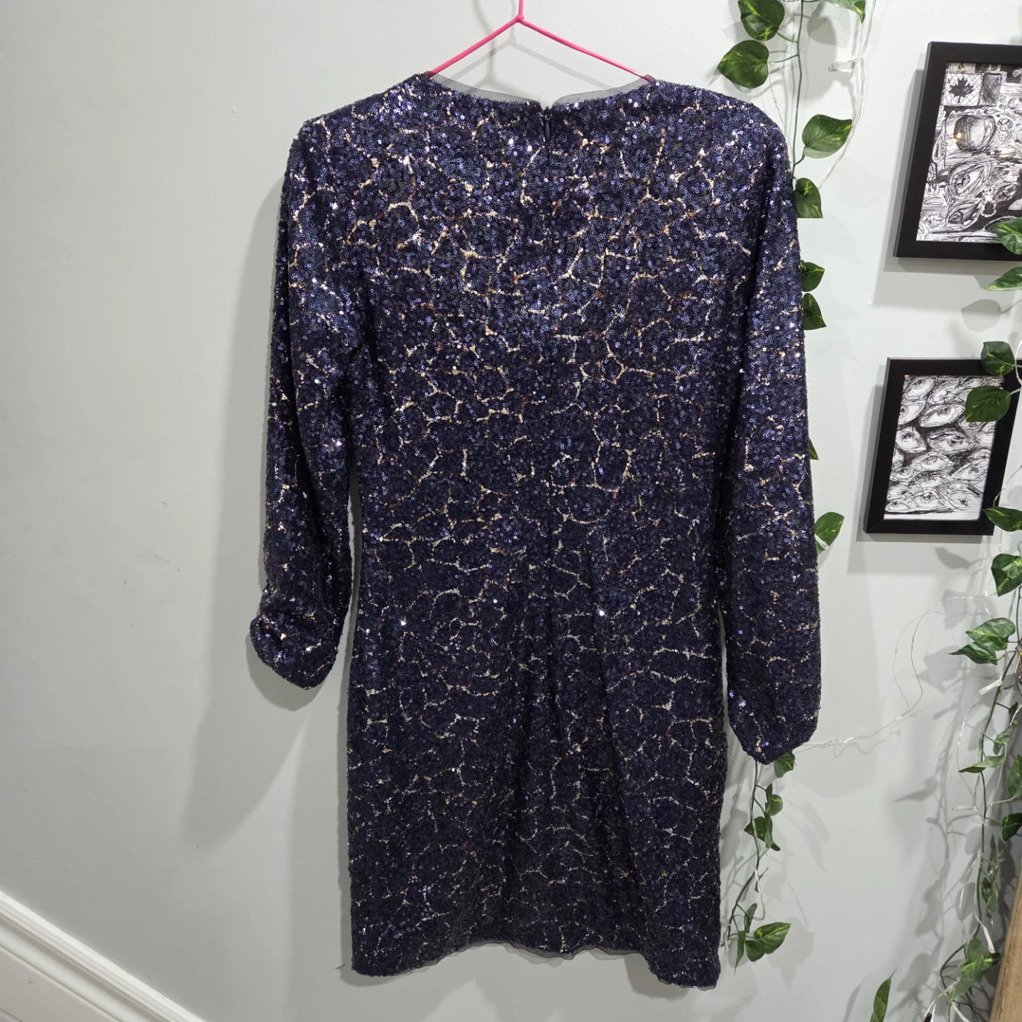 Betsy & Adam Sequin Dress - Size 8 - photo 3