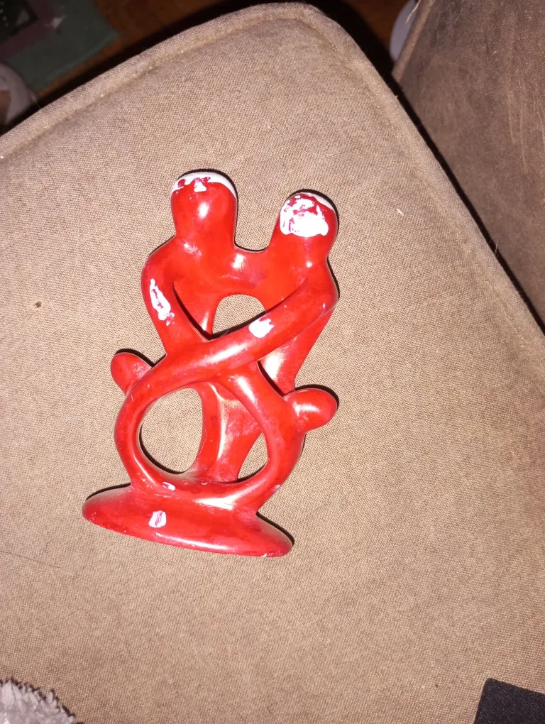 Red Abstract Sculpture #clearout
