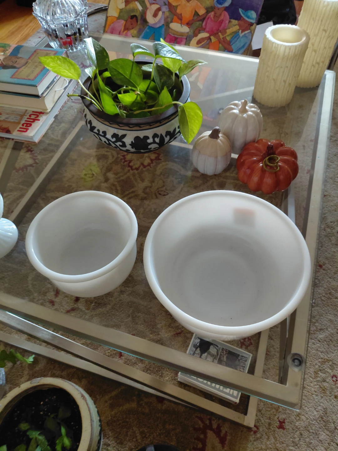 Vintage Milk Glass Bowls and Mugs - photo 2