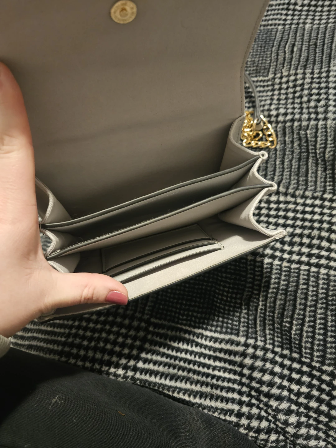 Call It Spring Grey & Beige Crossbody Bag - photo 3