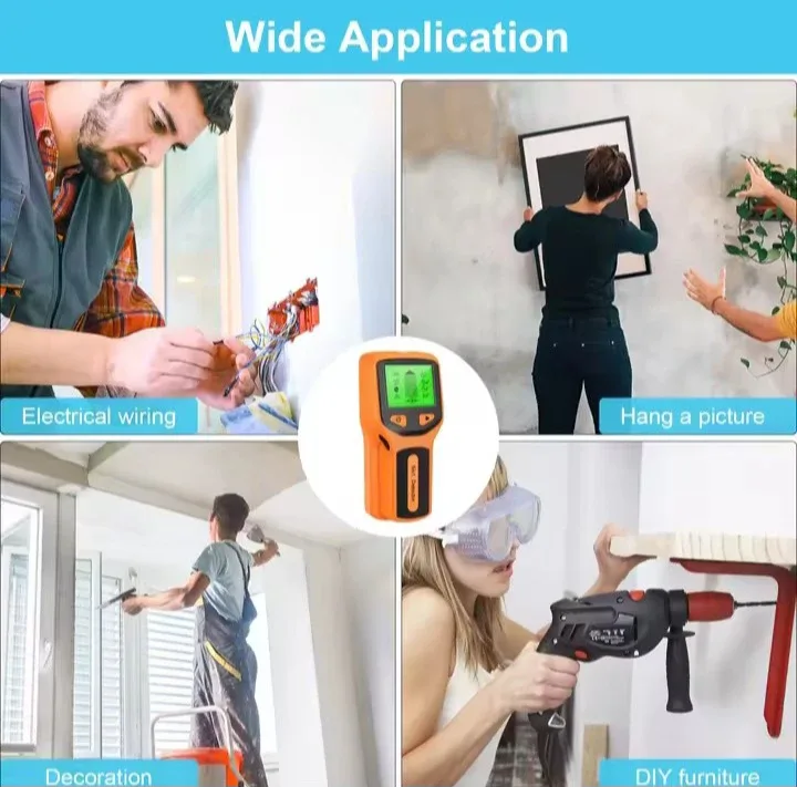 5-in-1 Stud Finder Wall Scanner image indicator(5)