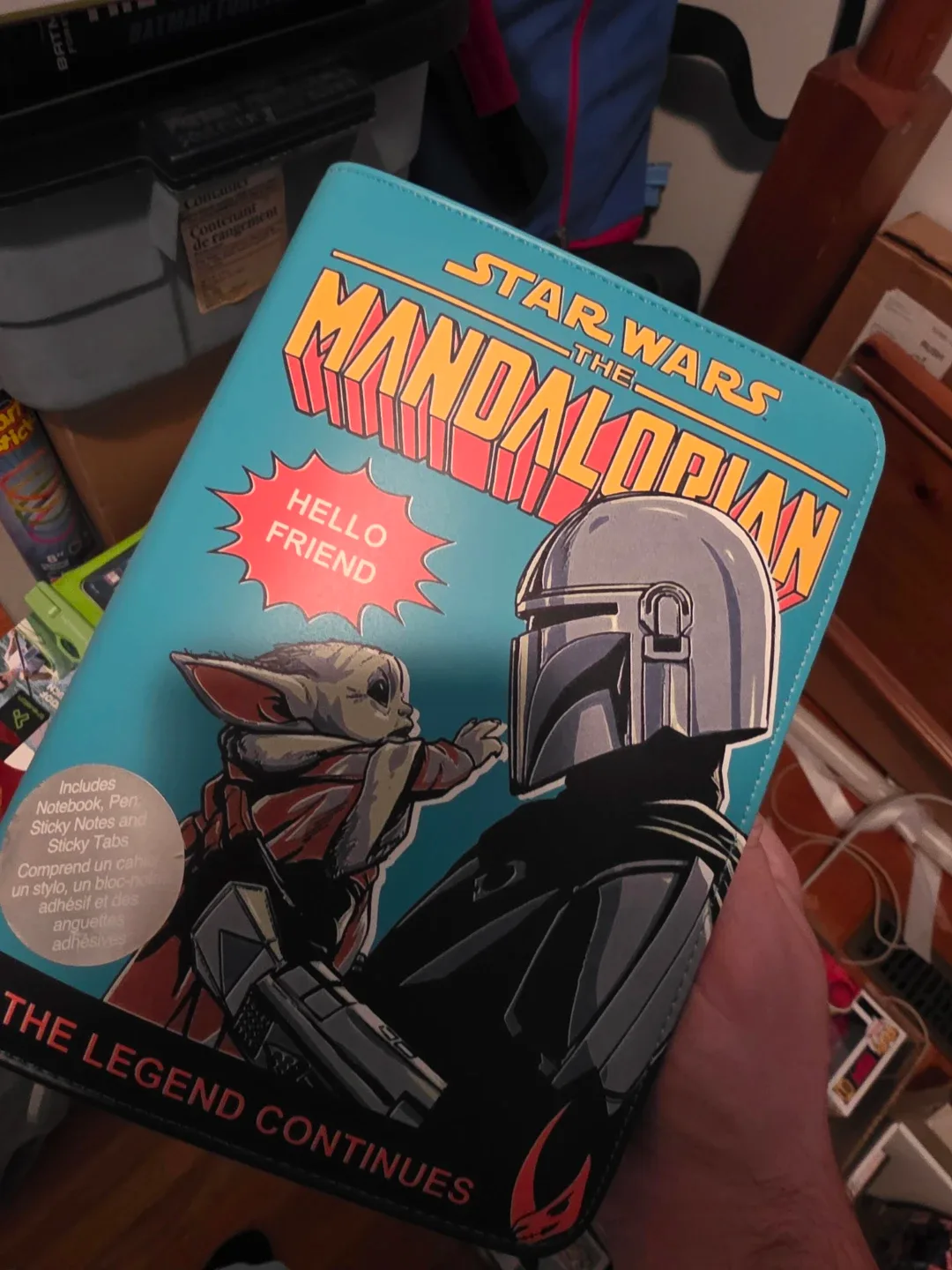 Star Wars Mandalorian Notebook with Pen & Sticky Tabs