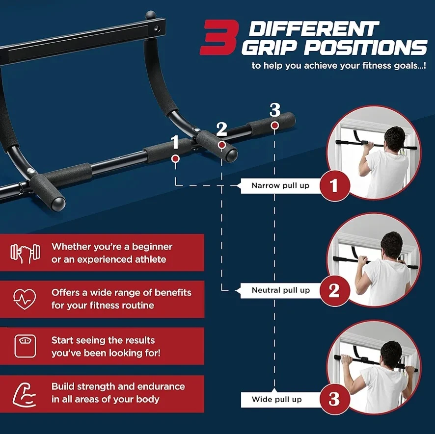 Multi-Grip Chin Up Bar *(Screws Not Included)* - photo 5