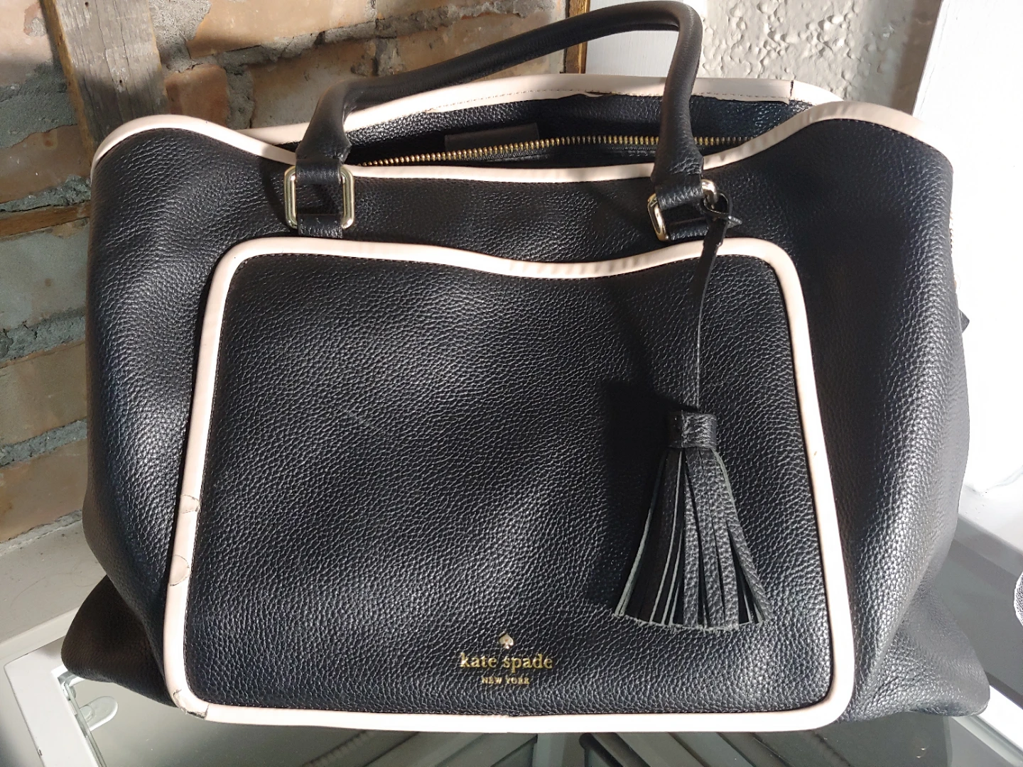 Kate Spade Black Leather Handbag