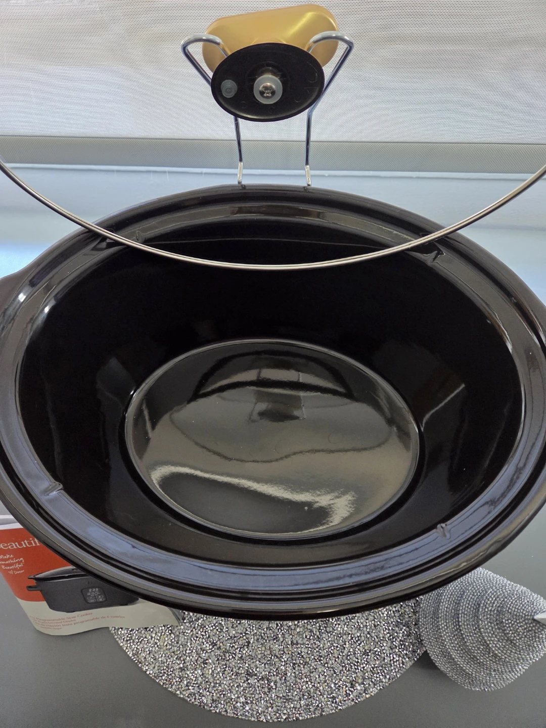 "Beautiful" Blue 6qt Programmable Slow Cooker - Like New! - photo 4