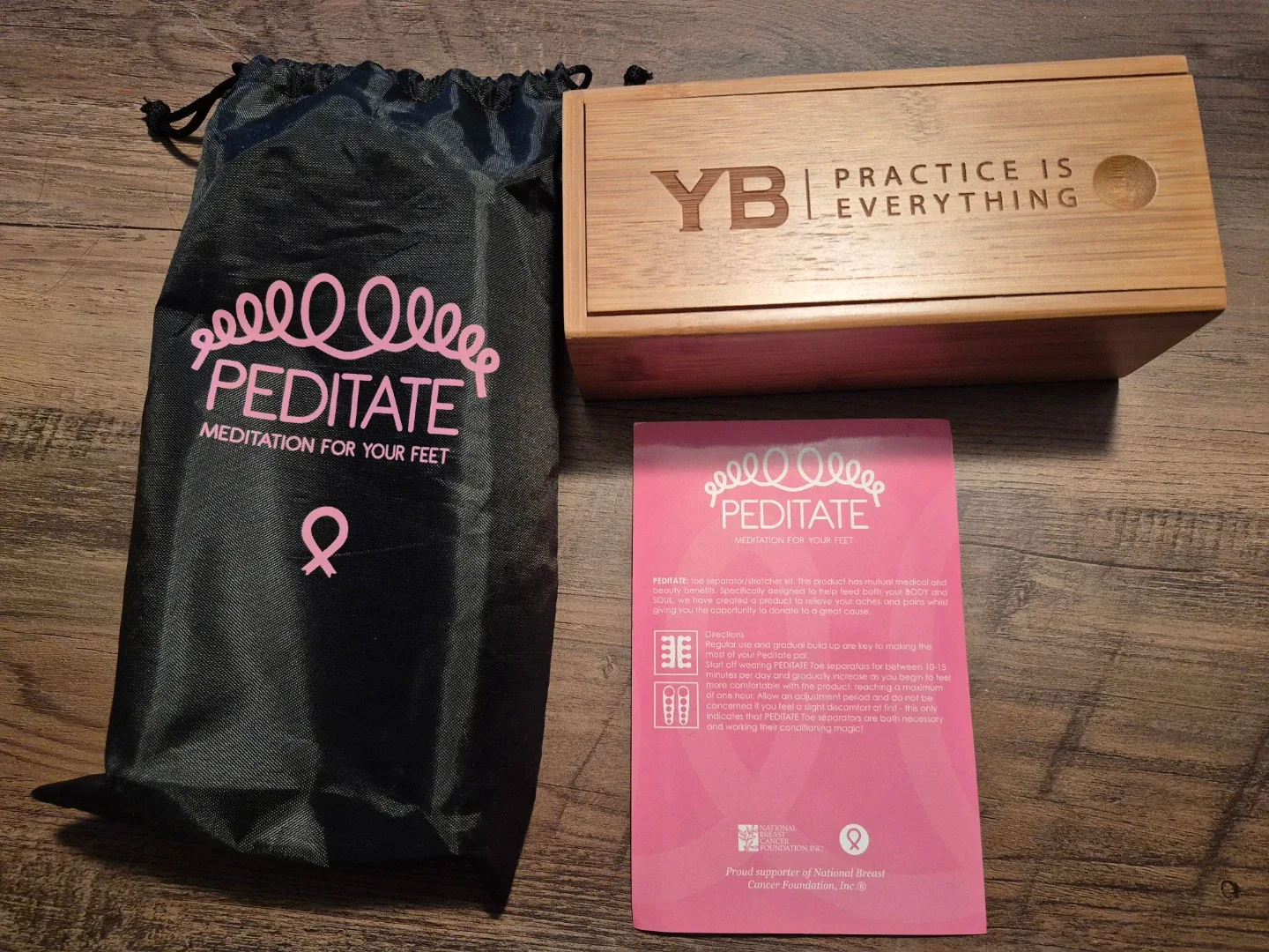 Peditate Meditation for Your Feet Kit / Toe spacer - Size S