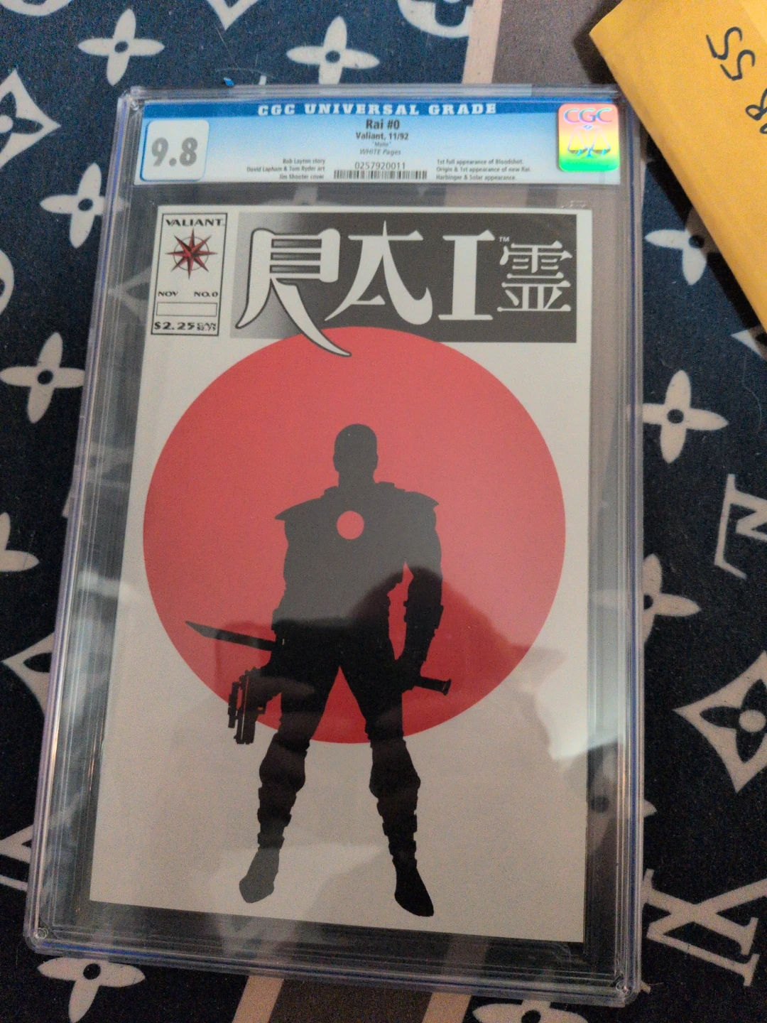 CGC Universal Grade Rai #0 Valiant 11/92 Comic