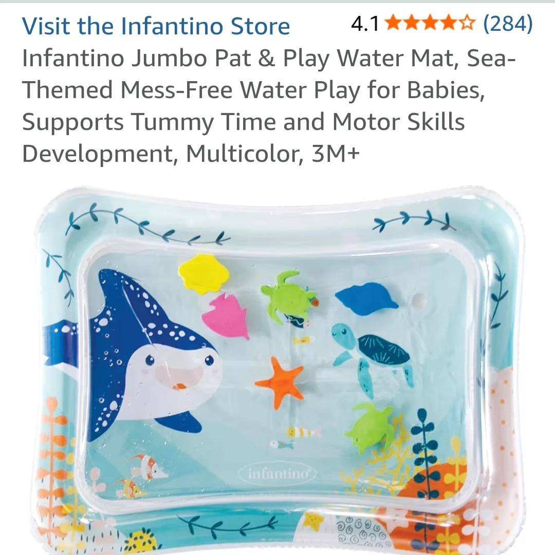 New Infantino Jumbo Pat & Play Water Mat - New in Box! - photo 2