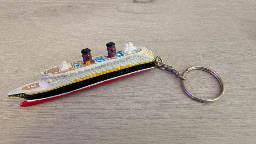 Brand New Disney Cruise Ship Keychain