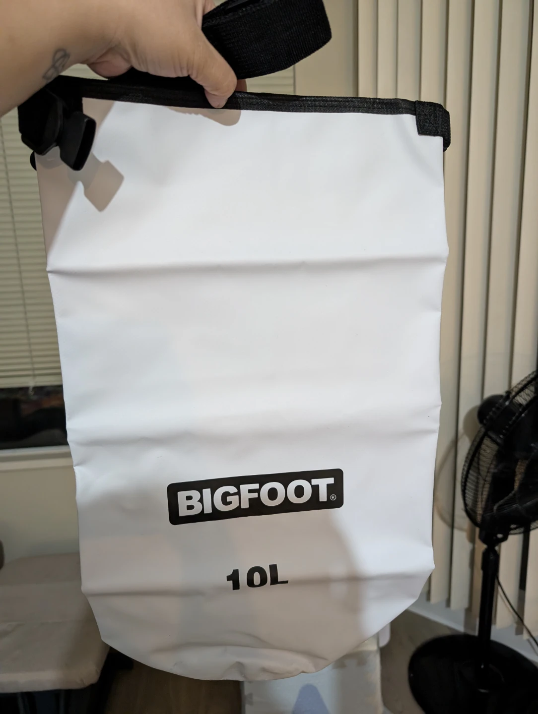 BIGFOOT 10L White Dry Bag - Brand New!