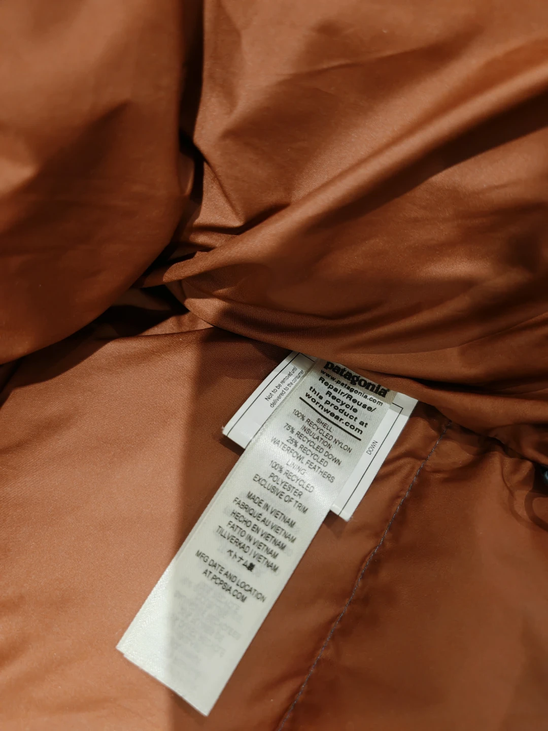 Patagonia Netplus Shell Down Parka Jacket Men XL in Grey - photo 3