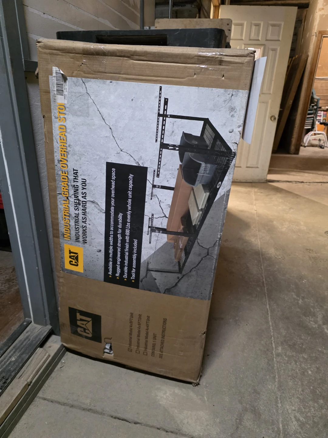 CAT Industrial Overhead Storage 4x8 FT Unit - New in Box! - photo 2