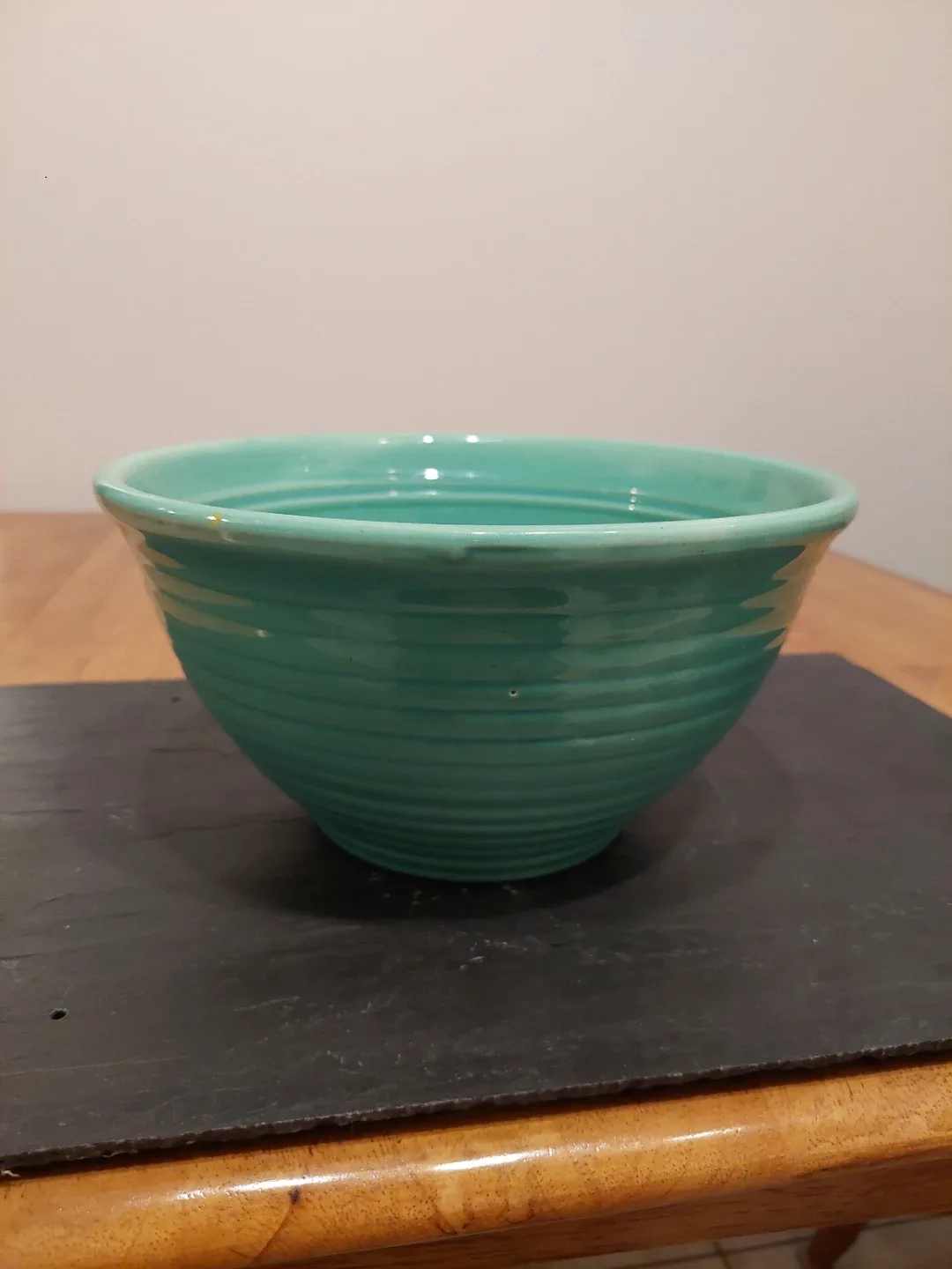 Bauer Pottery #12 Mixing Bowl - Turquoise image indicator(5)
