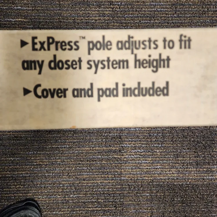 CLOSET FOLDAWAY IRONING BOARD - BRAND NEW image indicator(7)