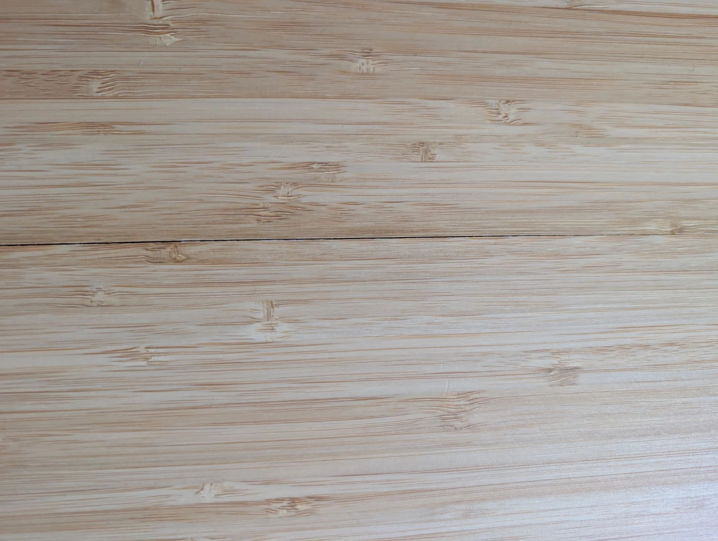 IKEA Lillasen Bamboo Desk with White Legs - photo 5
