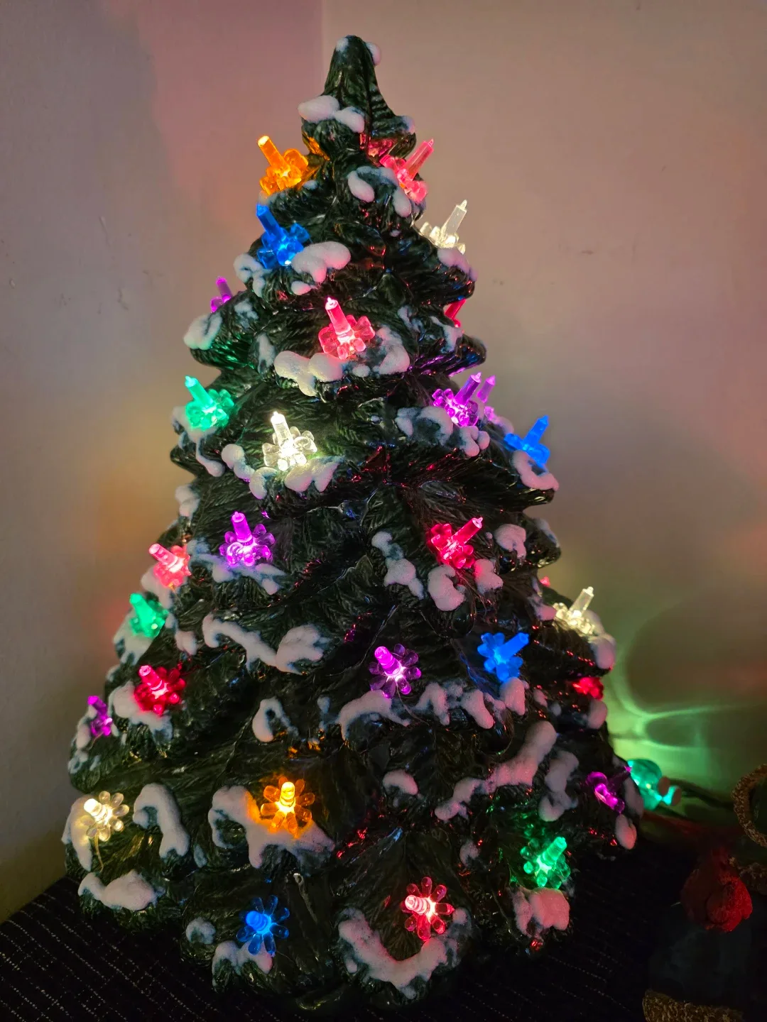 Vintage Ceramic Christmas Tree - Made in Canada