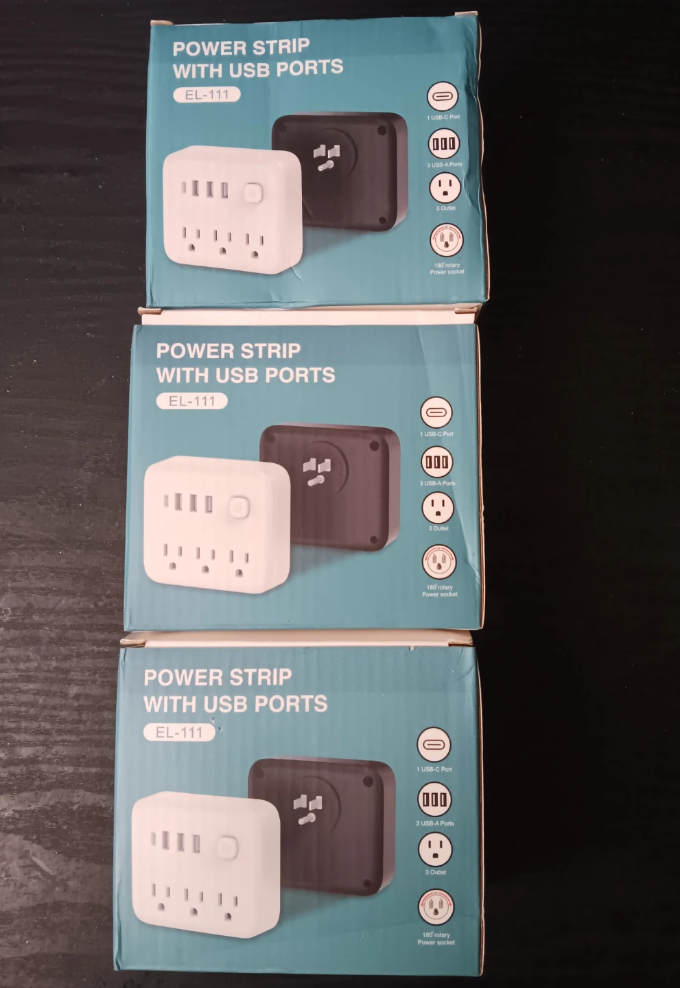 EL-111 Power wall Strip w/USB Ports (EACH) - photo 3