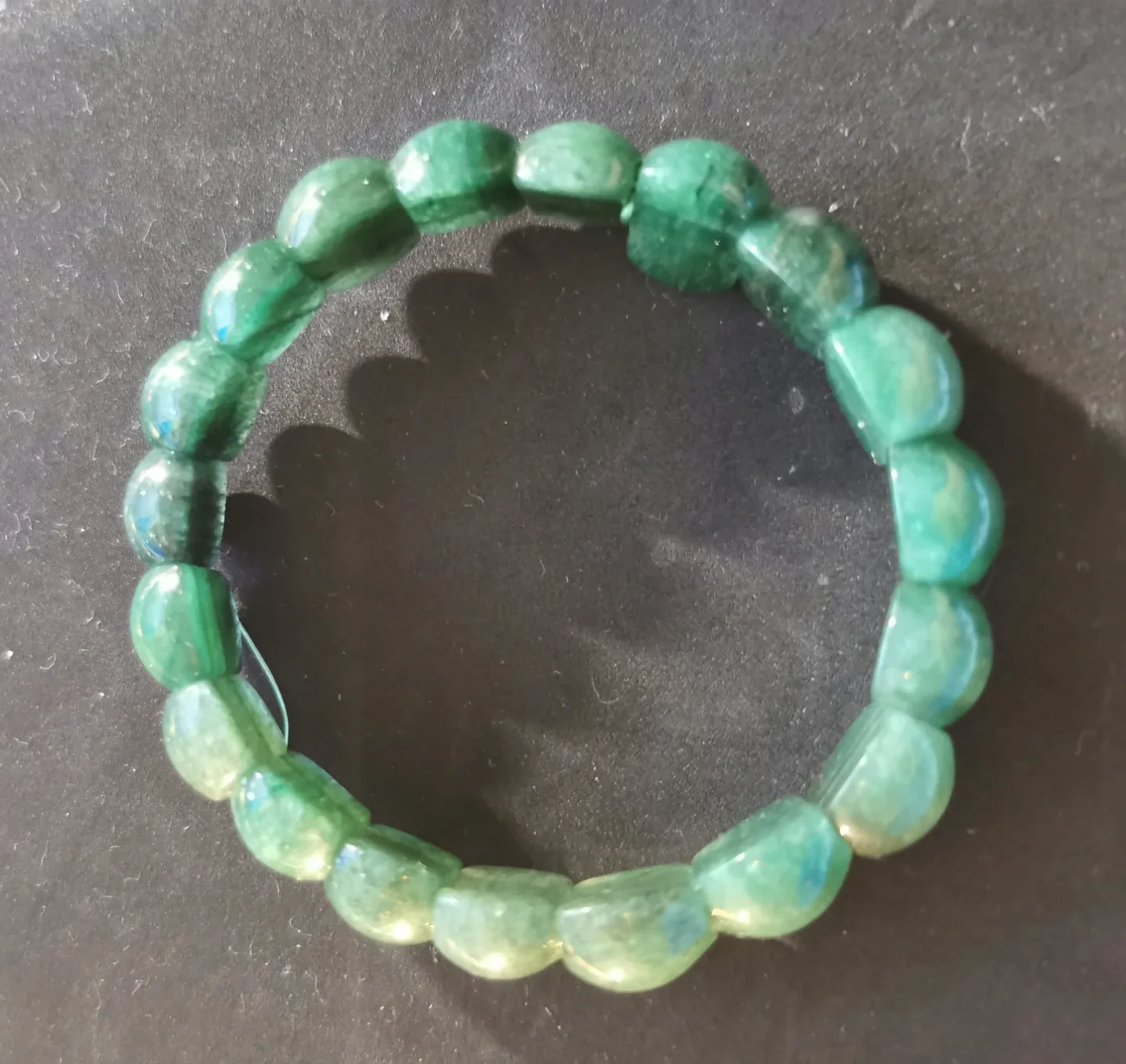 Green Beaded Bracelet