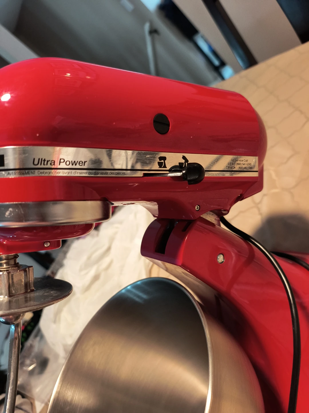 KitchenAid Ultra Power Stand Mixer - Red - photo 3