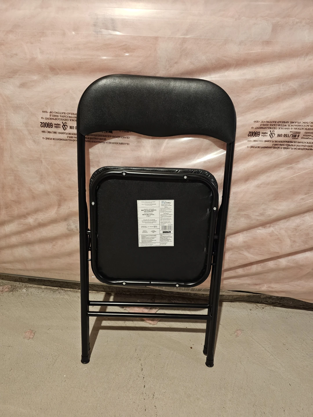 Black Folding Chairs x 7 - photo 3