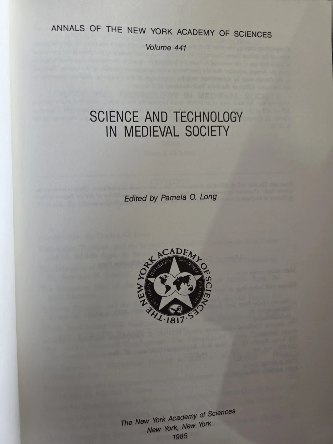 SCIENCE AND TECHNOLOGY IN MEDIVAL SOCIETY - photo 3