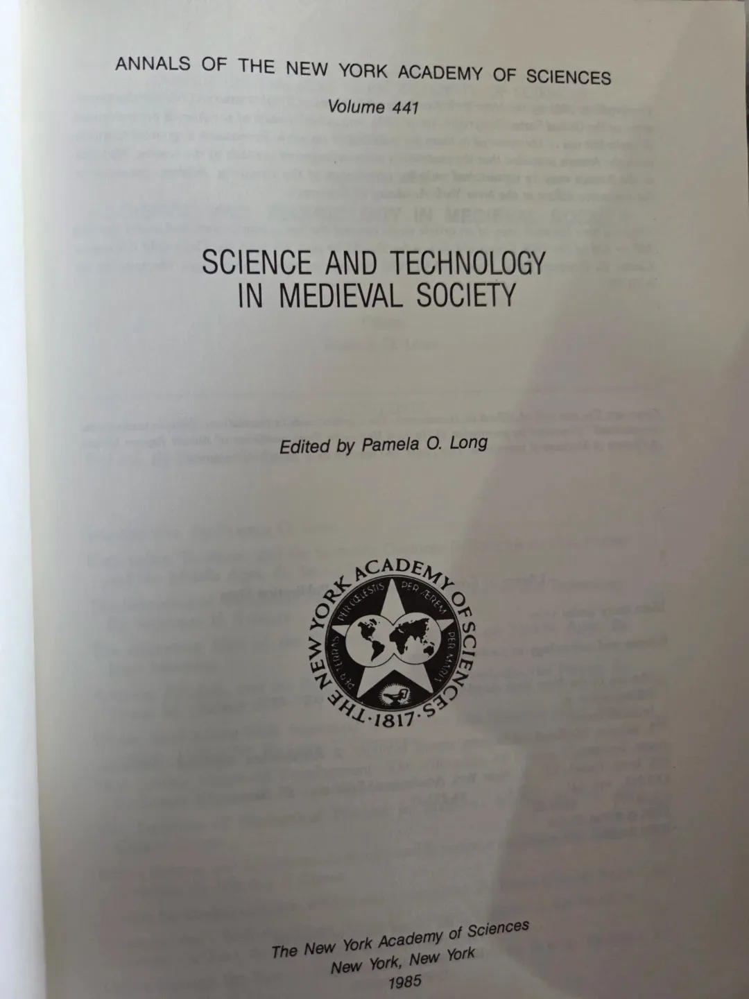 SCIENCE AND TECHNOLOGY IN MEDIVAL SOCIETY image indicator(3)